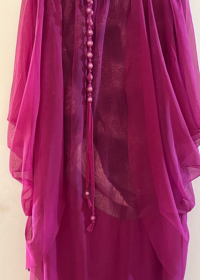 Straplez elbise - Görsel 4