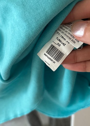 Turkuaz Uzun Kollu gecelik - Görsel 3