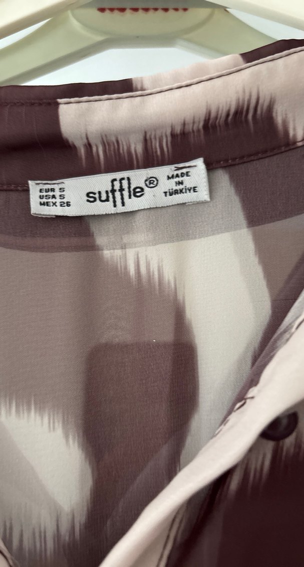 Kadın Kahverengi Batik Desenli Uzun Elbise - Görsel 2