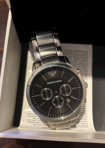 Emporio Armani Gri Erkek Kol Saati - Görsel 2