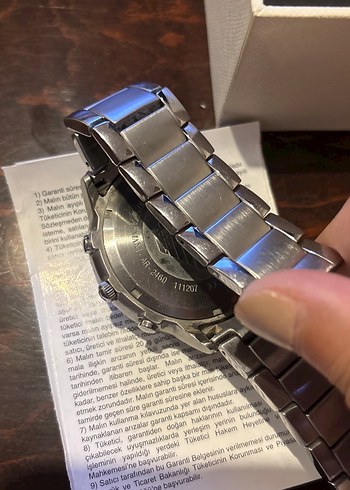 Emporio Armani Gri Erkek Kol Saati - Görsel 4