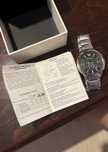 Emporio Armani Gri Erkek Kol Saati - Görsel 3