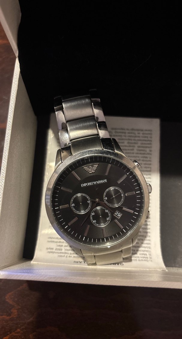 Emporio Armani Gri Erkek Kol Saati - Görsel 2