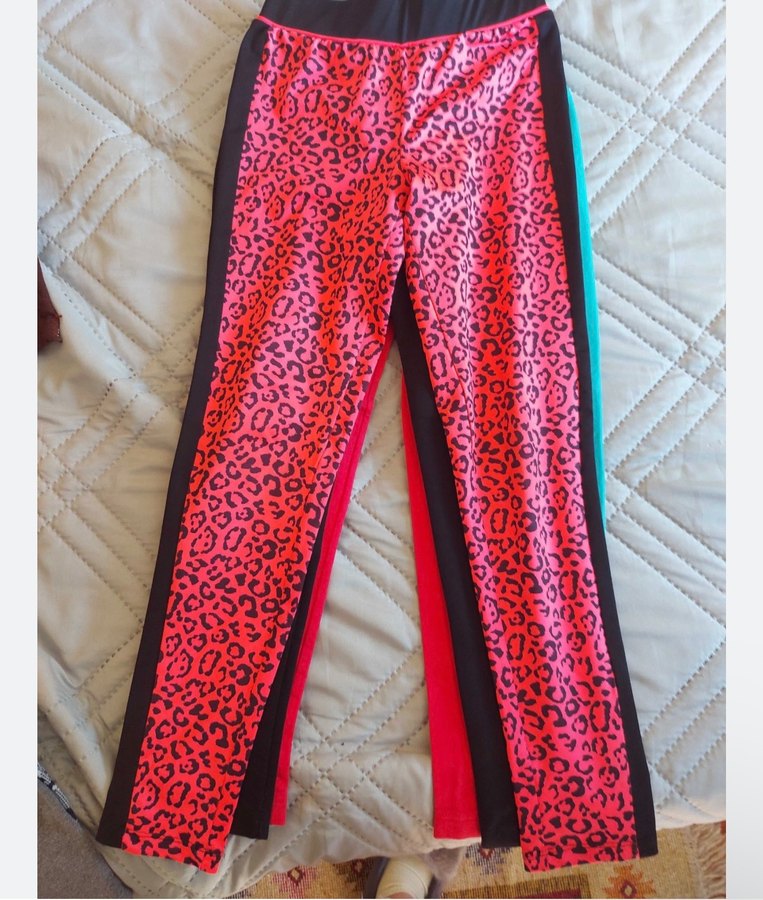 Pembe Baskılı  Kadın Tayt - Görsel 2