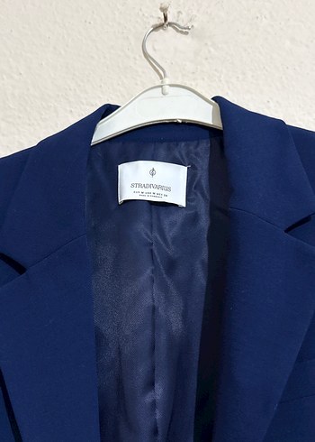 Kısa Lacivert Kadın Blazer Ceket - Görsel 2