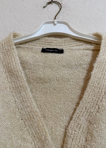 Bej Örgü Kadın Hırka - Görsel 3