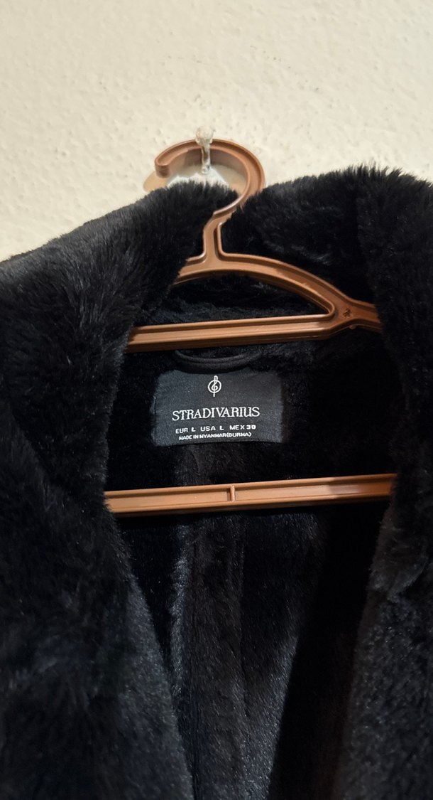 Kürklü Siyah Mini Kadın Ceket - Görsel 2