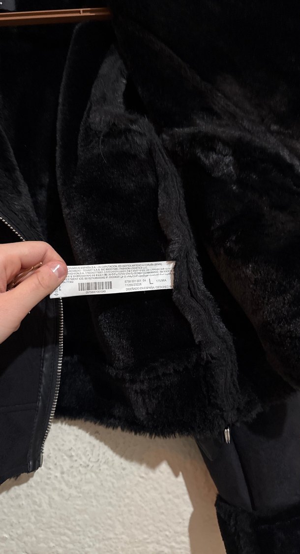 Kürklü Siyah Mini Kadın Ceket - Görsel 3