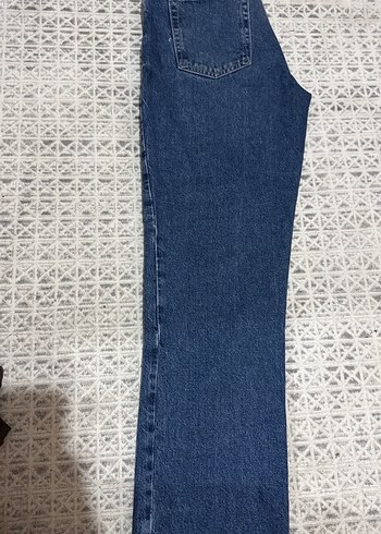 Kadın Lacivert Straight Jean - Görsel 2