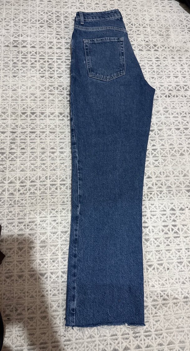 Kadın Lacivert Straight Jean - Görsel 2