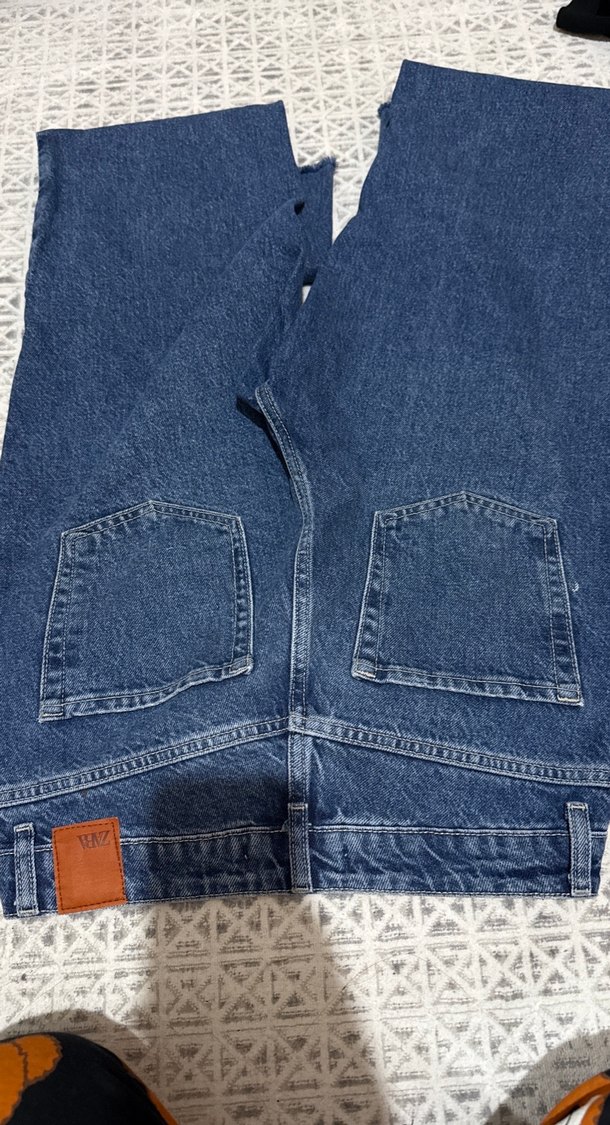 Kadın Lacivert Straight Jean - Görsel 5