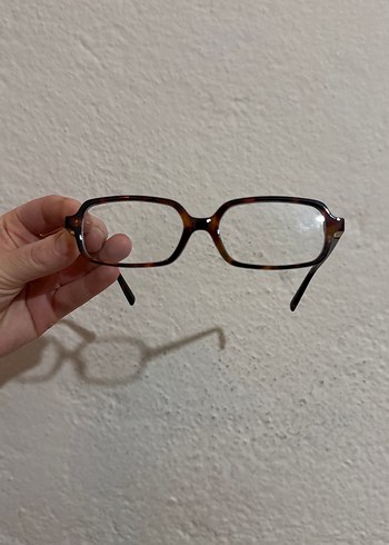 Şeffaf Kahverengi Minimalist Kadın Gözlüğü - Görsel 2