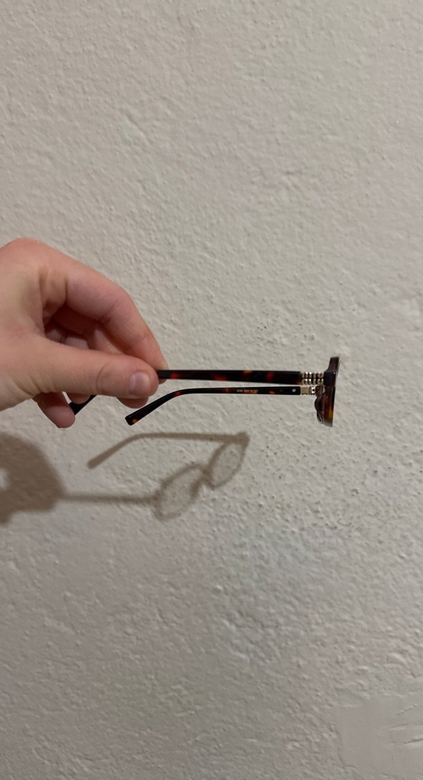 Şeffaf Kahverengi Minimalist Kadın Gözlüğü - Görsel 3