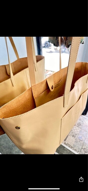 Hakiki deri çanta - Görsel 3