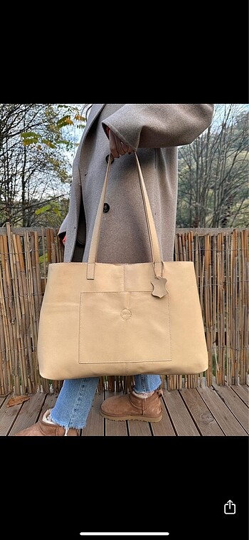 Hakiki deri çanta - Görsel 2