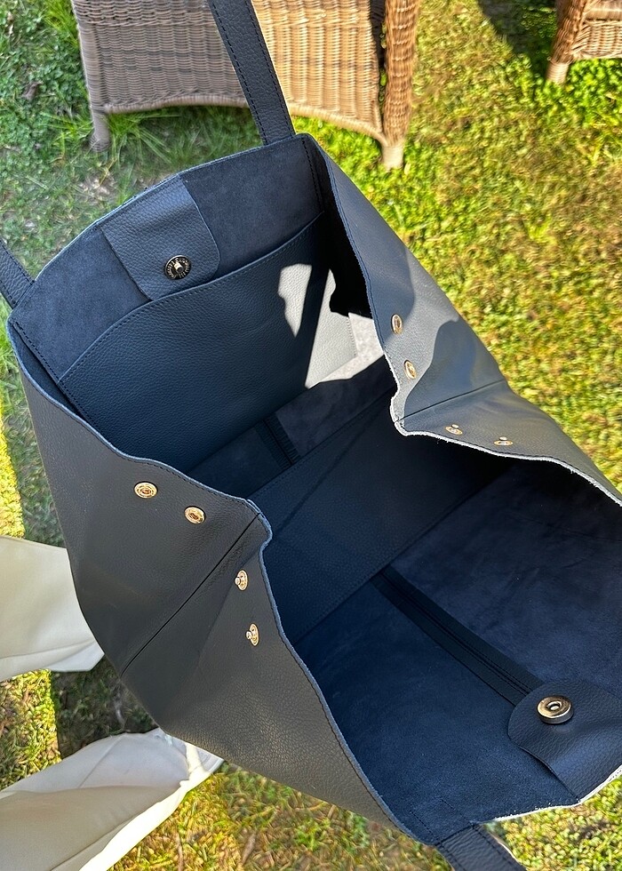 Hakiki deri çanta - Görsel 4