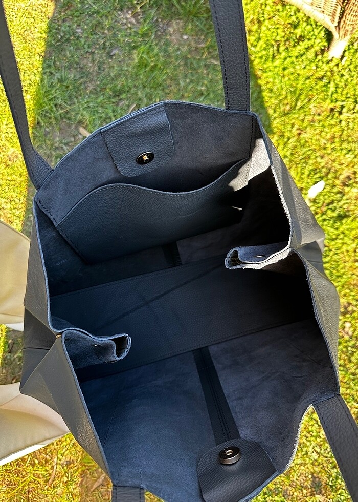 Hakiki deri çanta - Görsel 5