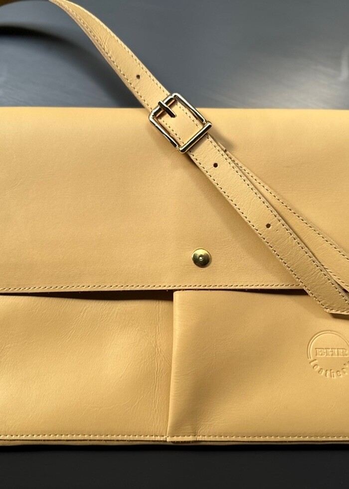 MacBook 13 inç deri çantalar - Görsel 5