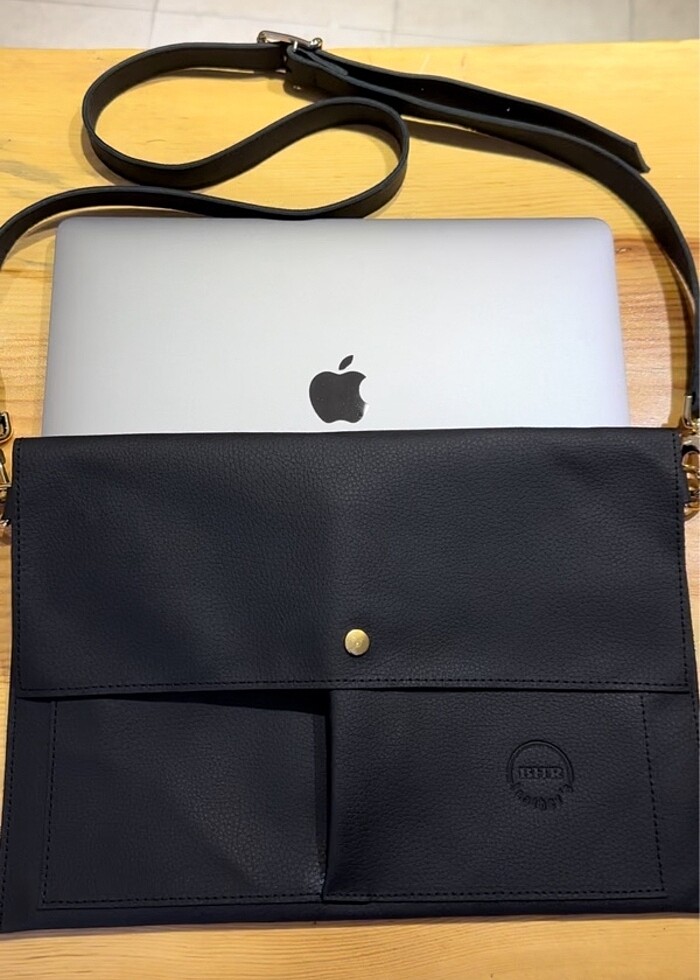 MacBook 13 inç deri çantalar - Görsel 3