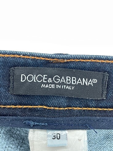 30 Beden mavi Renk Dolce & Gabbana Jean / Kot %70 İndirimli.