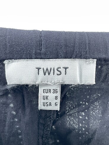 36 Beden siyah Renk Twist Düz Kesim %70 İndirimli.