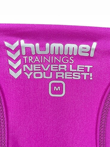 m Beden pembe Renk Hummel T-shirt %70 İndirimli.