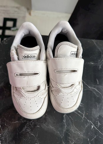 Adidas Beyaz Erkek Çocuk Spor Ayakkabı Cırt Cırtlı - Görsel 4