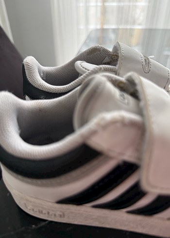 Adidas Beyaz Erkek Çocuk Spor Ayakkabı Cırt Cırtlı - Görsel 8