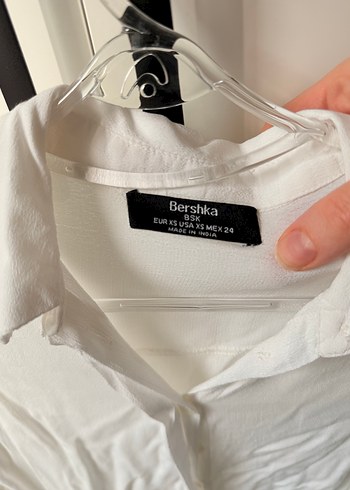 Beyaz Uzun Kollu beyaz gömlek - Görsel 4