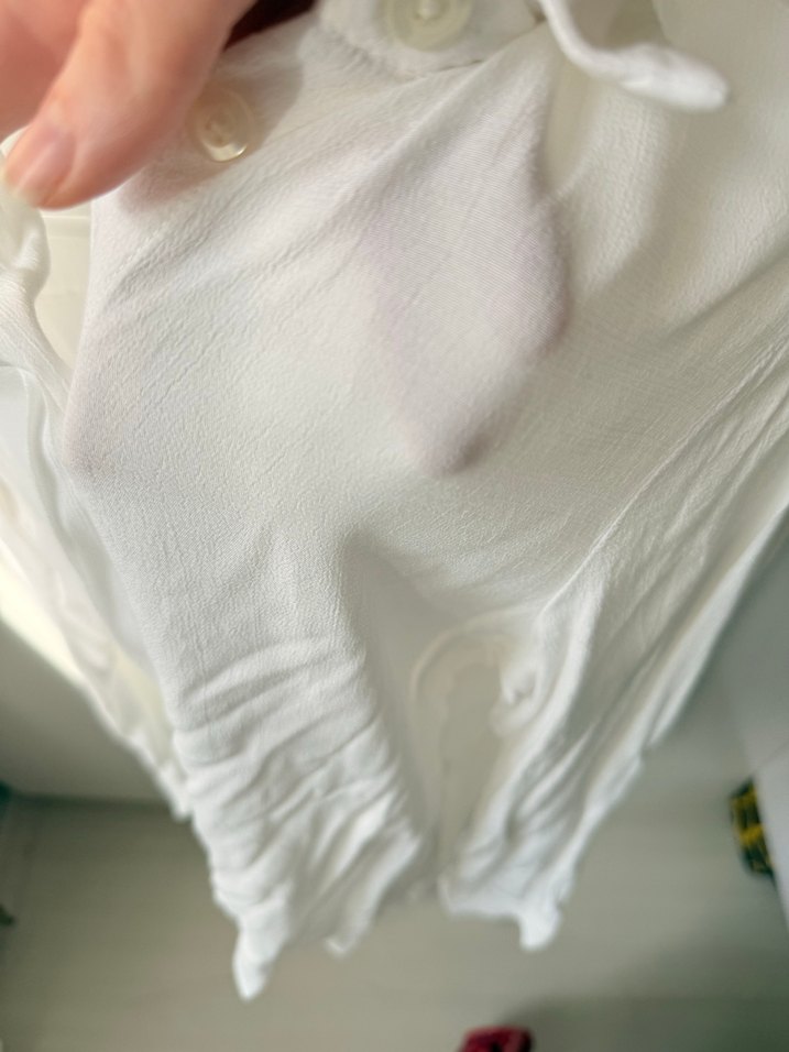 Beyaz Uzun Kollu beyaz gömlek - Görsel 5