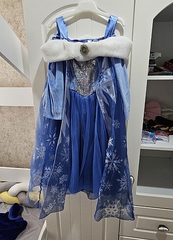 6-7 yaş prenses elbisesi