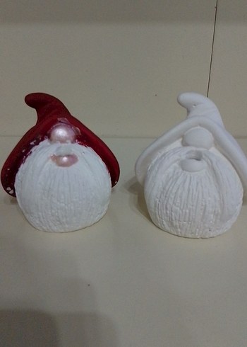 Renkli Şapkalı Beyaz Cüce Tütsü - Görsel 2