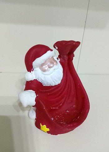 Kırmızı Noel Baba Figürlü Süs - Görsel 2