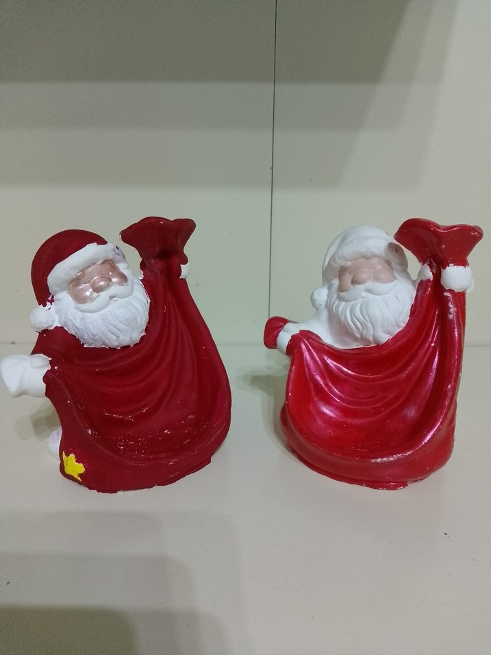 Kırmızı Noel Baba Figürlü Süs - Görsel 3