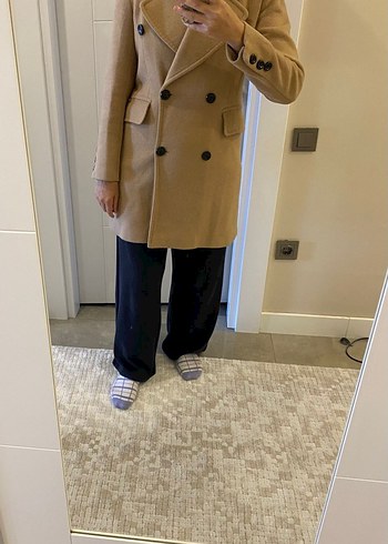 Stradivarius yün kaban - Görsel 5