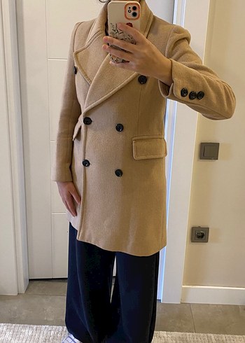 Stradivarius yün kaban - Görsel 4