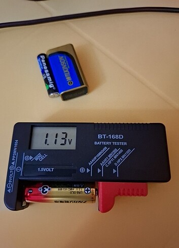 Dijital Pil Ölçer Test BT-168D