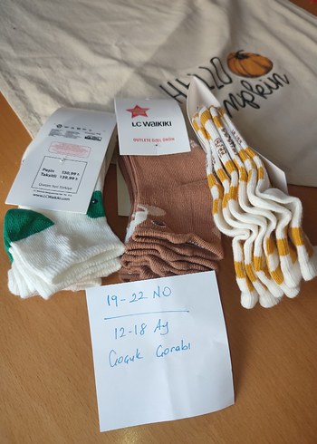 12/18 Ay 9 çift çocuk çorabı - Görsel 3