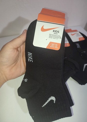 Nike Siyah çocuk çorabı - Görsel 2
