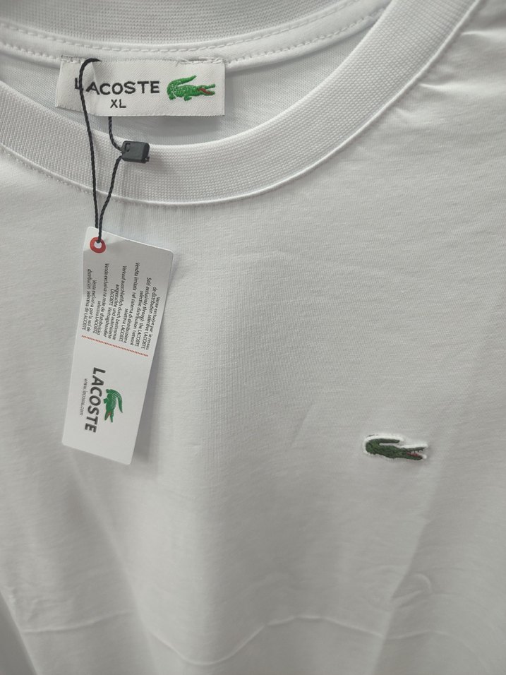 Beyaz Erkek Tişört Pamuklu Rahat Kesim - Görsel 2