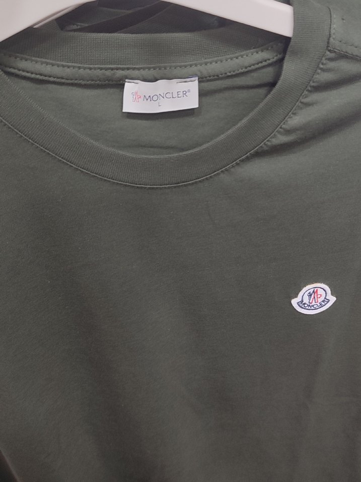 Erkek Haki Bisiklet Yaka Tişört - Görsel 2