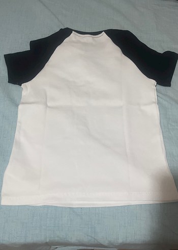 Kız Çocuk Siyah Beyaz Rock Punk Baskılı Tişört - Görsel 5