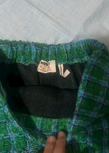 Yeşil Örme Mini Etek - Görsel 2