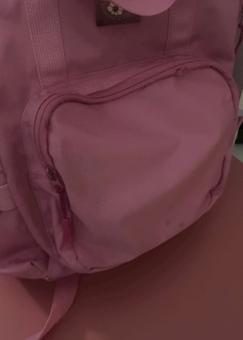 Pembe Günlük Kullanım Kadın Sırt Çantası - Görsel 10