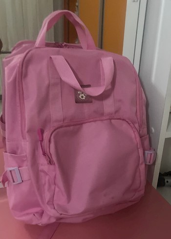 Pembe Günlük Kullanım Kadın Sırt Çantası - Görsel 7