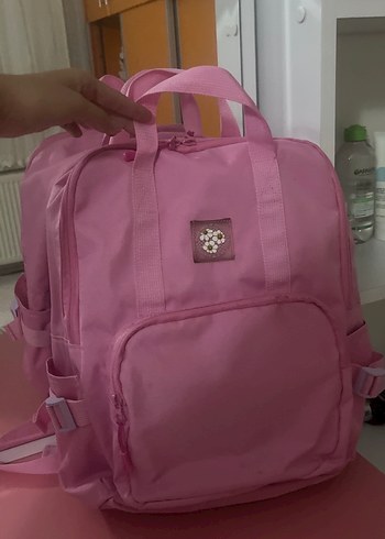 Pembe Günlük Kullanım Kadın Sırt Çantası - Görsel 2