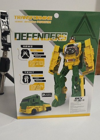 Renkli Yeşil Dönüşen Defenders Aksiyon Figürü - Görsel 2