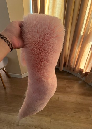 Pembe uzun Kadın Kaban - Görsel 2