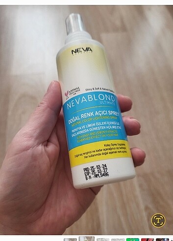 Nevacolor renk açıcı sprey