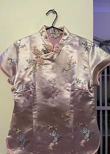 Japon kimono saten bluz